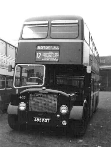 Aldershot & District Dennis Loline III Weymann 485